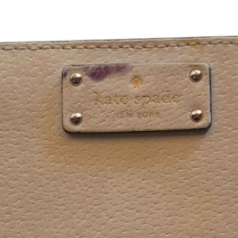 Kate Spade Two Tone Snap Wallet Project Bag Need Repair - Picture 3 of 14
